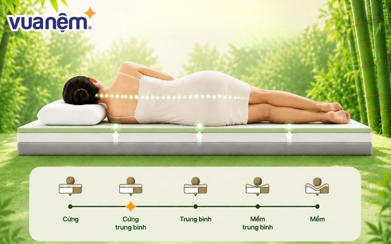 nghe si quang teo review nem cao su thien nhien gummi hybrid 6