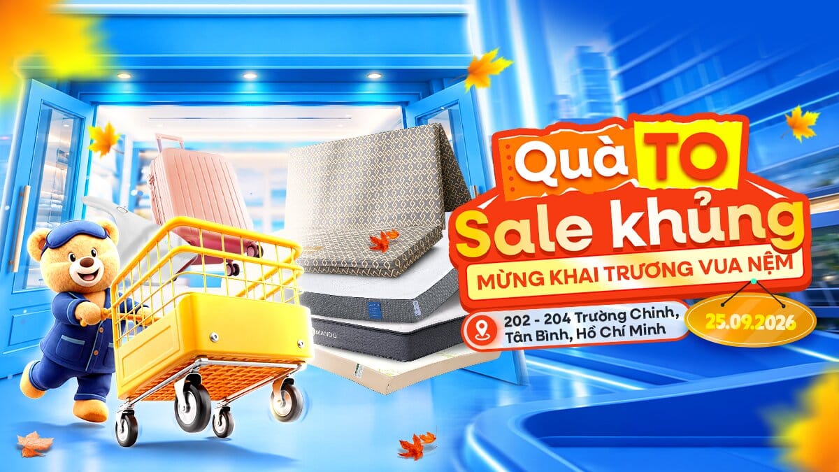 Vua Nệm Khai Trương Cửa Hàng Tại 202-204 Trường Chinh, Tân Bình, Hồ Chí Minh