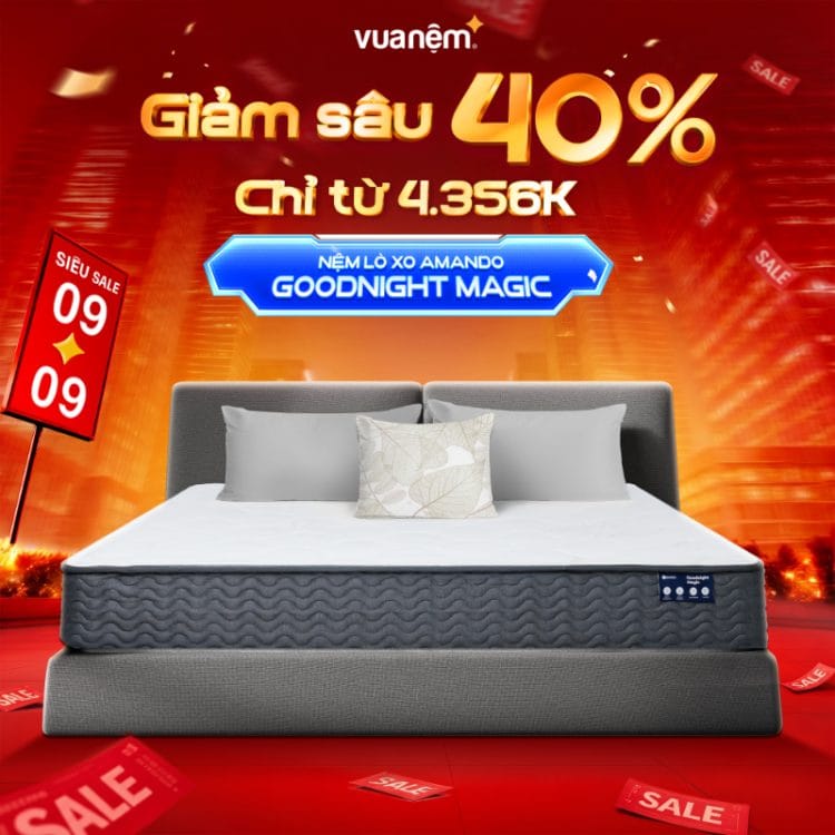 Nệm lò xo Amando Goodnight Magic