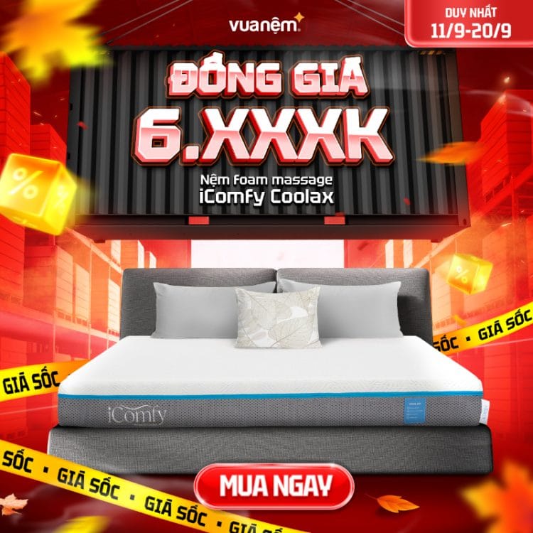 Nệm foam massage iComfy Coolax