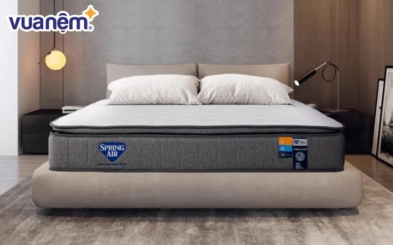 Nệm lò xo Spring Air Back Supporter Firm Plus sử dụng lớp Silk Foam