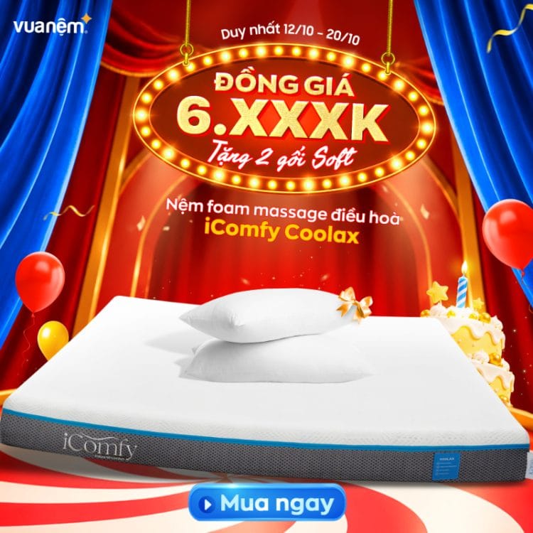 Nệm foam iComfy Coolax