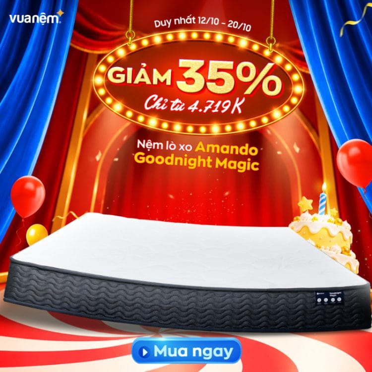 Nệm lò xo Amando Goodnight Magic