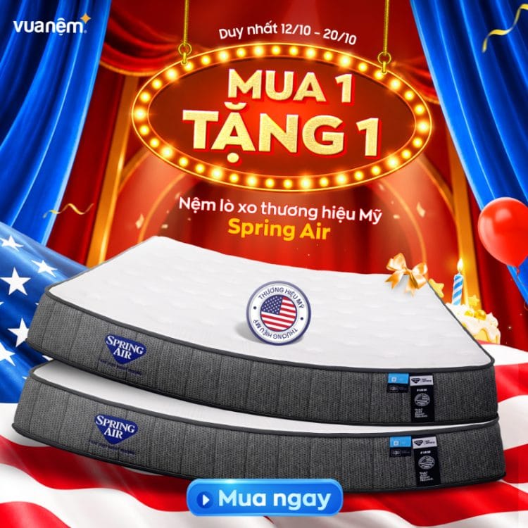 Nệm lò xo Spring Air Back Supporter Firm