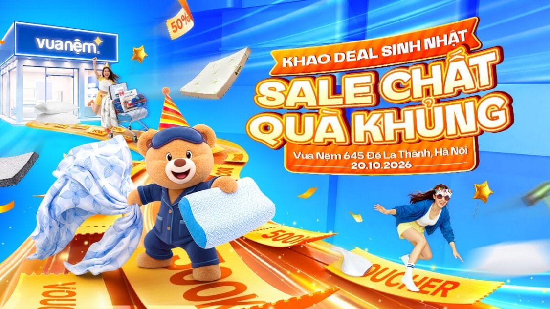 Vua Nệm Khai Trương Cửa Hàng Tại 645 Đê La Thành, Hà Nội