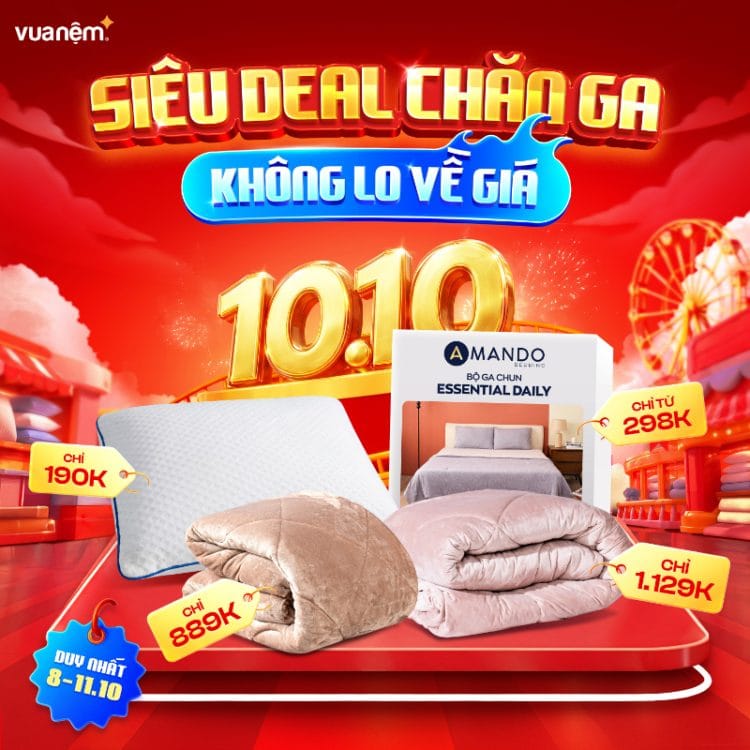 Siêu deal chăn ga – Không lo về giá
