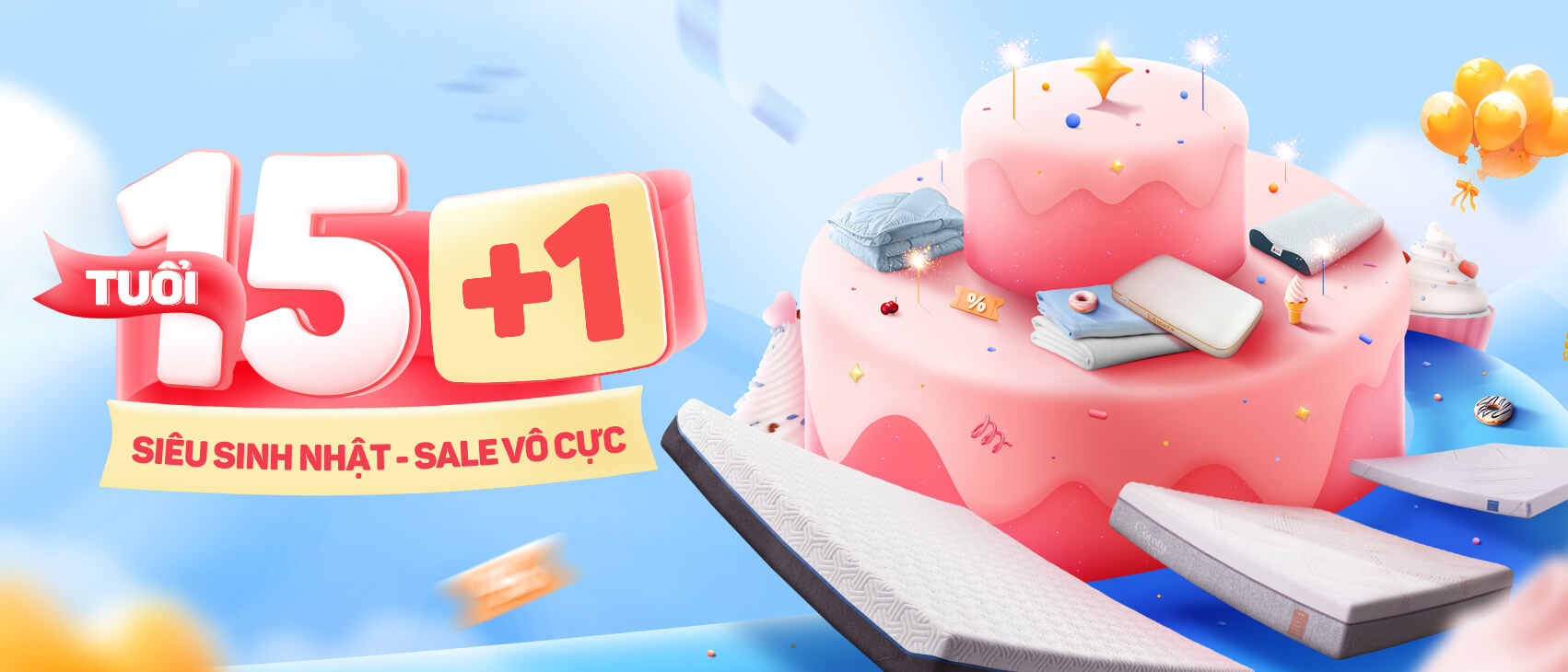 Sinh nhật Sale vô cực