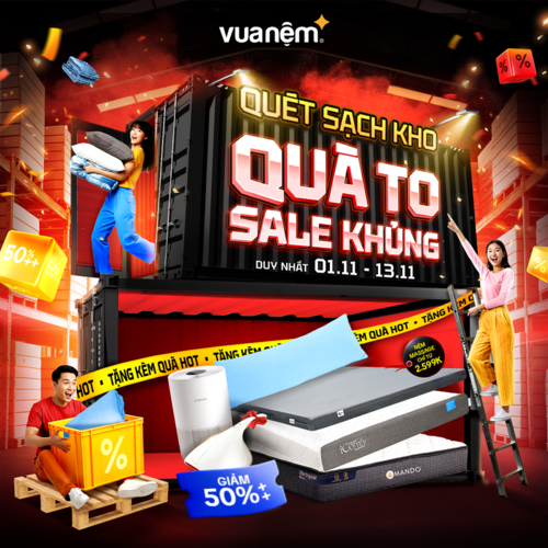 Sale vua nệm