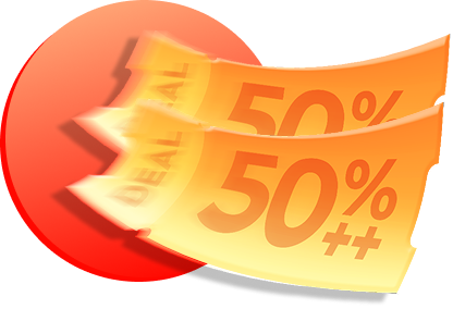 Ưu đãi giảm đến 50%