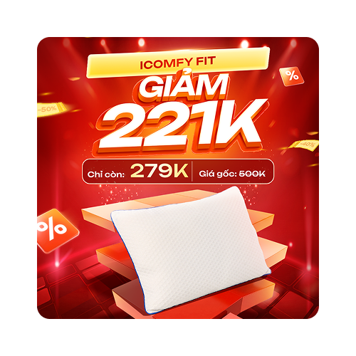 Gối foam iComfy Fit — giảm 221K