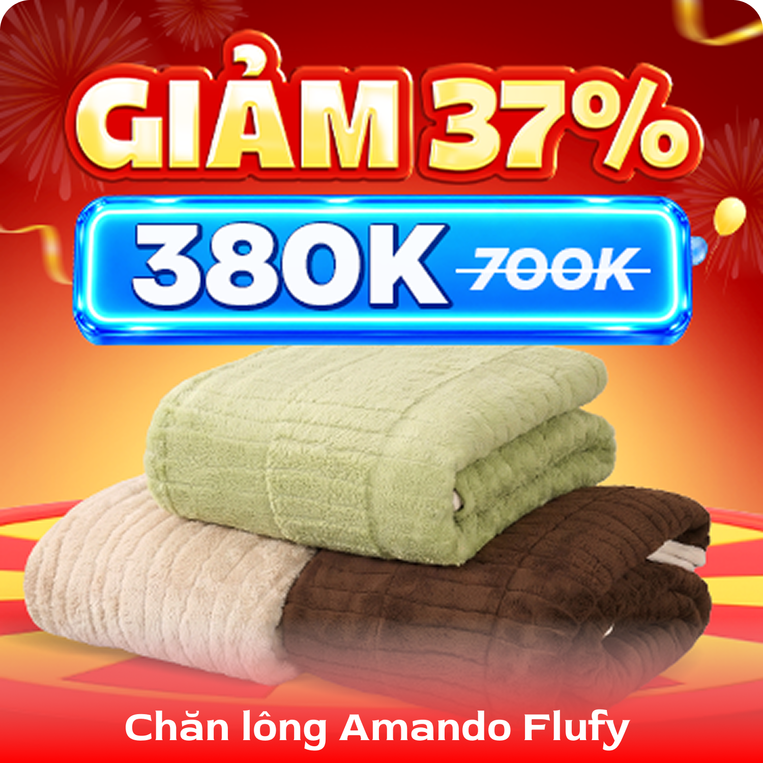 Chăn lông Amando Flufy