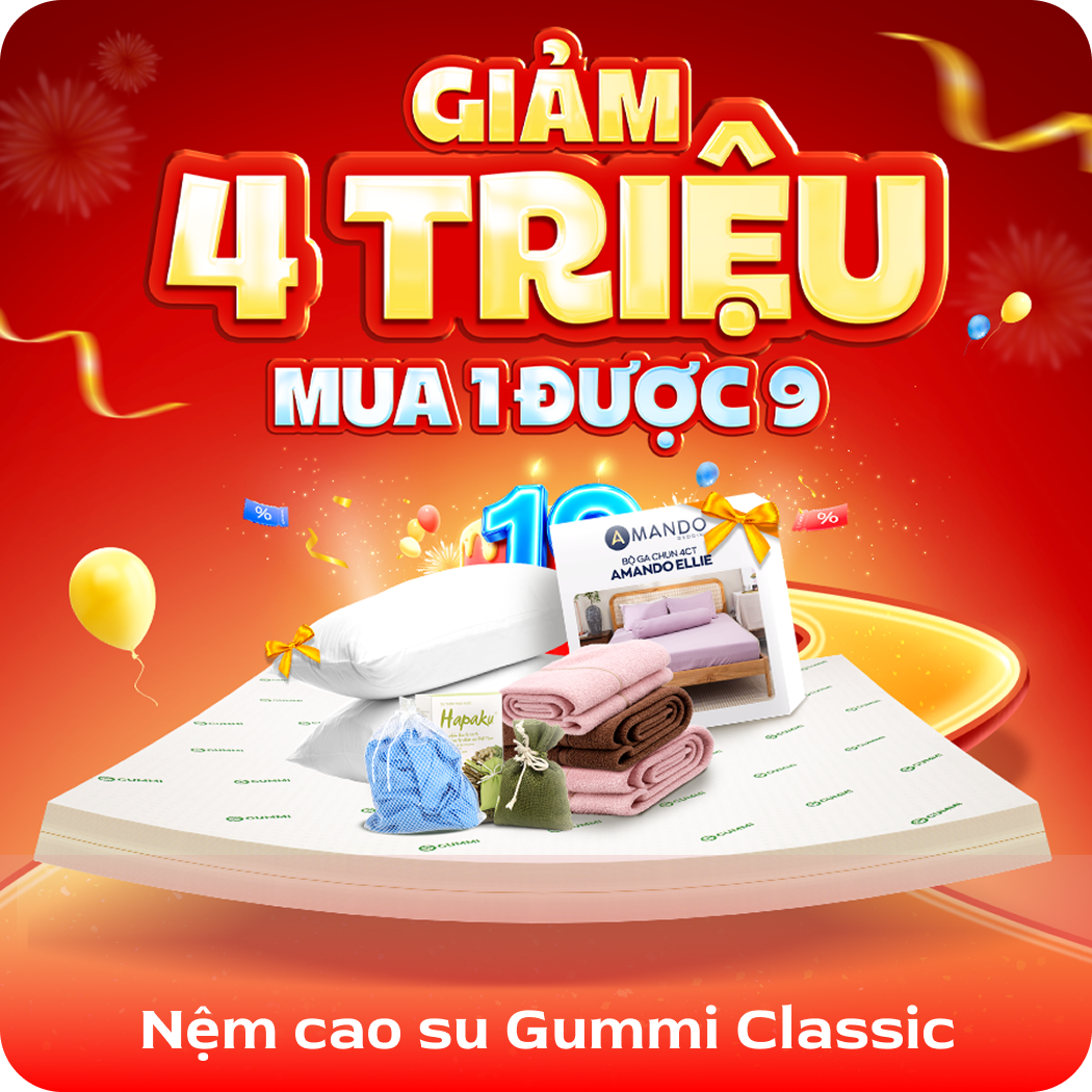 Nệm cao su Gummi Classic
