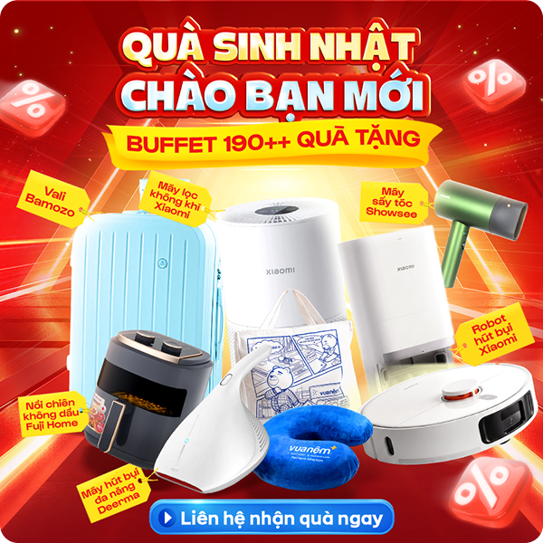 QUÀ SINH NHẬT CHÀO BẠN MỚI