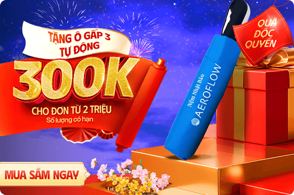 Tặng gối cao su vina bedding