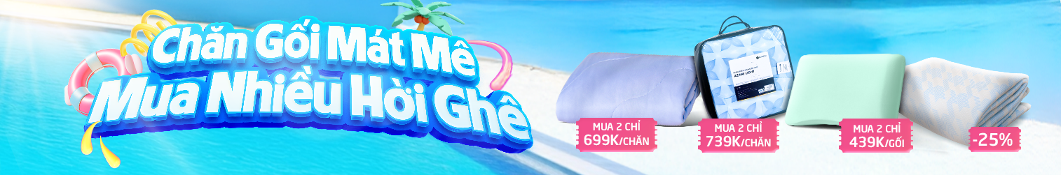 Sắm nệm giá hời nhận ngay gối mới