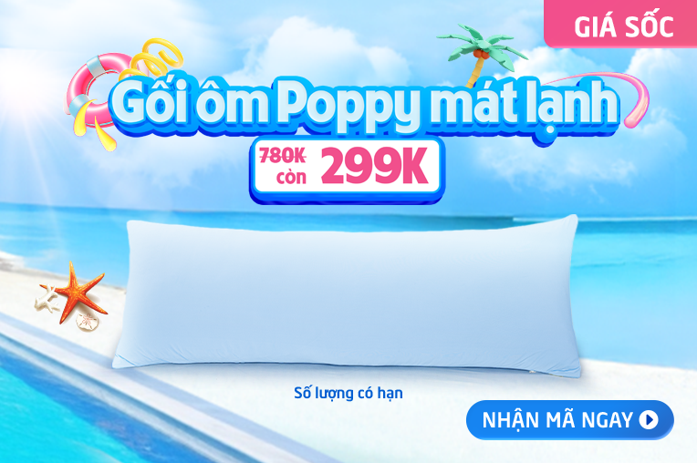 Gối ôm Goodnight Poppy