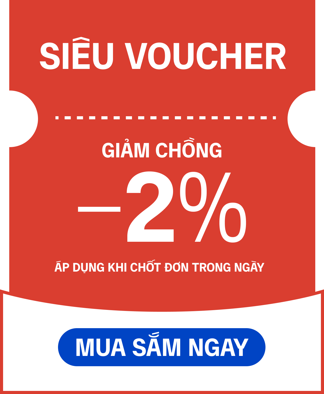 Siêu voucher -2%