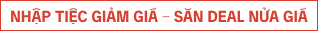 Nhập tiệc giảm giá