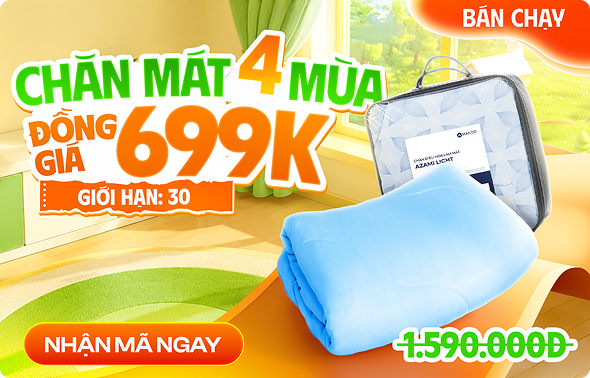 Chăn mát 4 mùa đồng giá 699K