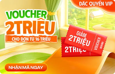 Voucher 2 triệu cho đơn từ 16 triệu