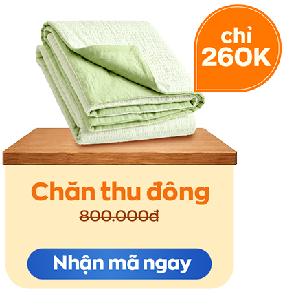 Chăn thu đông chỉ 260K