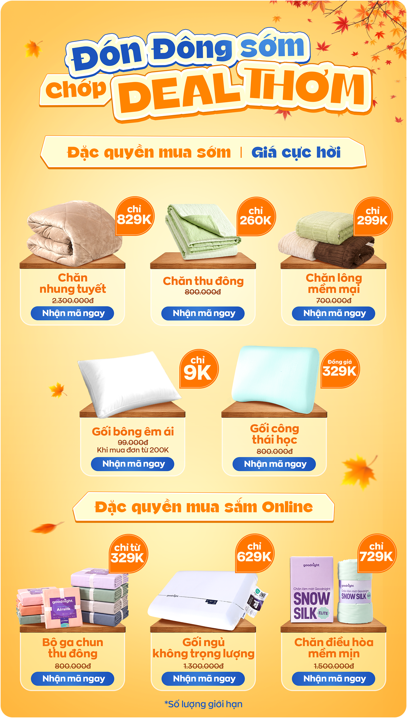 Đón Đông sớm - Chớp DEAL THƠM
