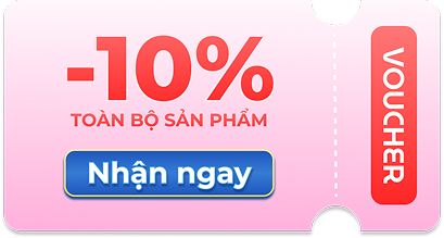 Voucher -10% toàn bộ sản phẩm