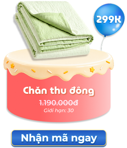 Chăn thu đông từ 299K