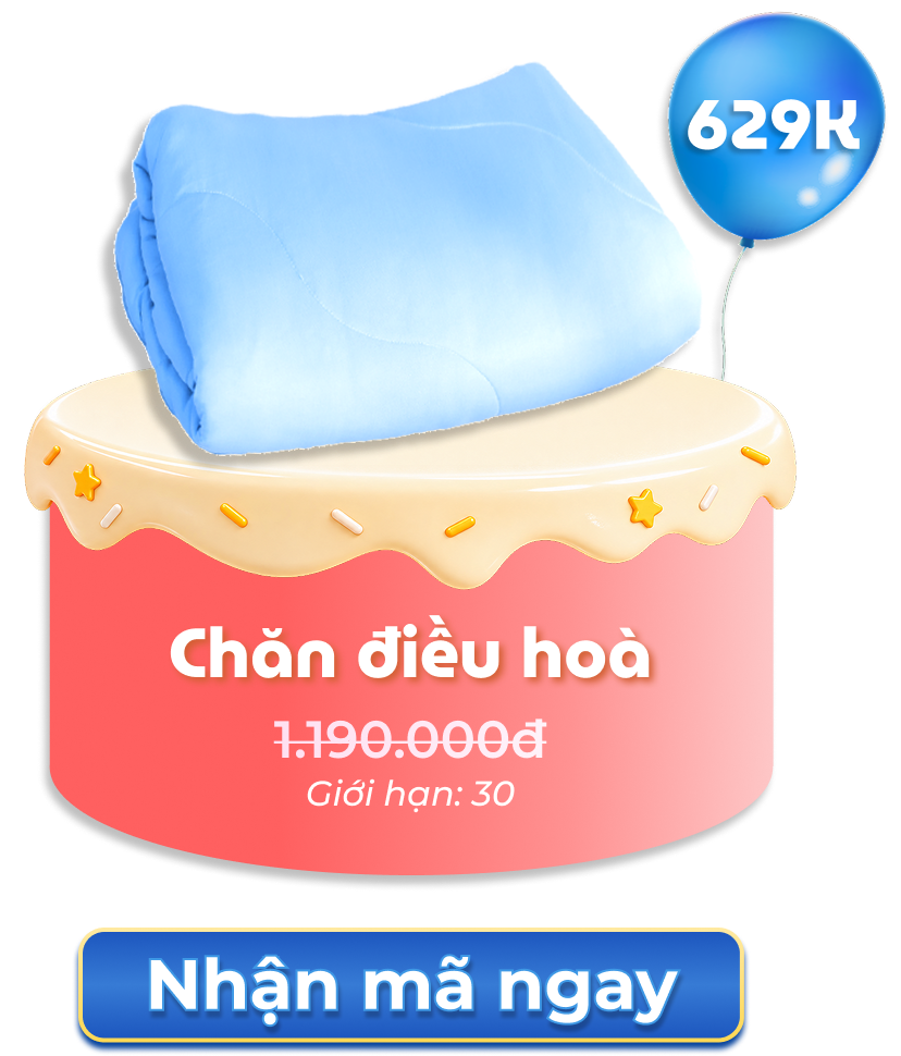 Chăn điều hoà từ 729K