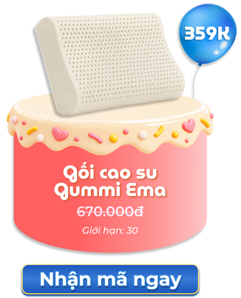Gối cao su Gummi Ema 359K