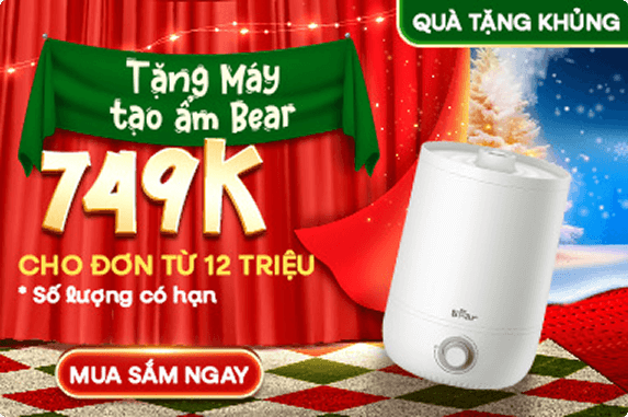 Tặng nồi lẩu điện Bear