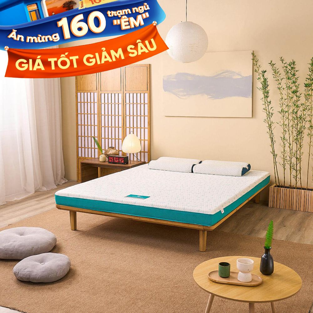 Nệm foam Nhật Bản Aeroflow Standard nâng đỡ cơ thể dày 12cm