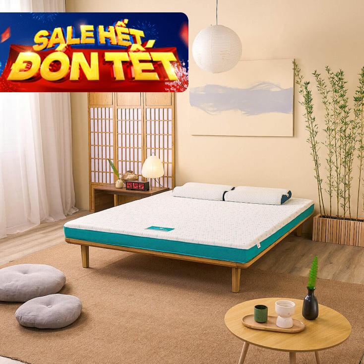 Nệm foam Nhật Bản Aeroflow Standard nâng đỡ cơ thể dày 12cm