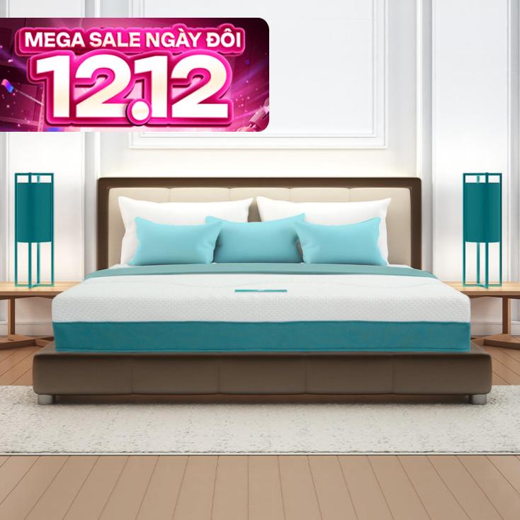 Nệm foam Nhật Bản Aeroflow Wave massage toàn diện dày 20cm