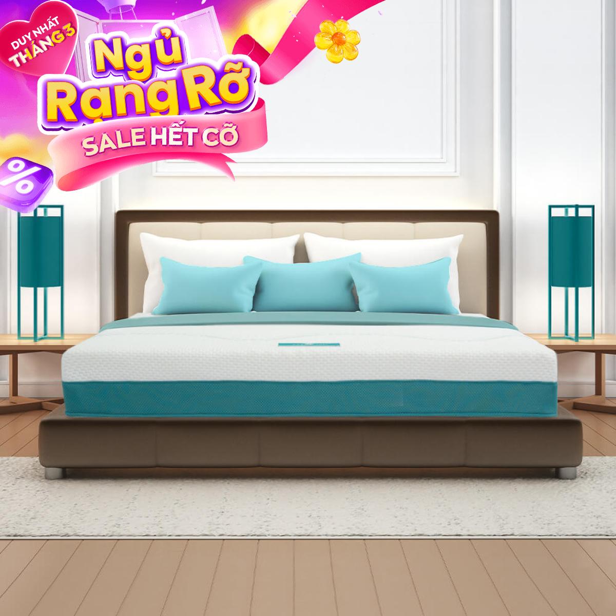 Nệm foam Nhật Bản Aeroflow Wave massage toàn diện dày 20cm