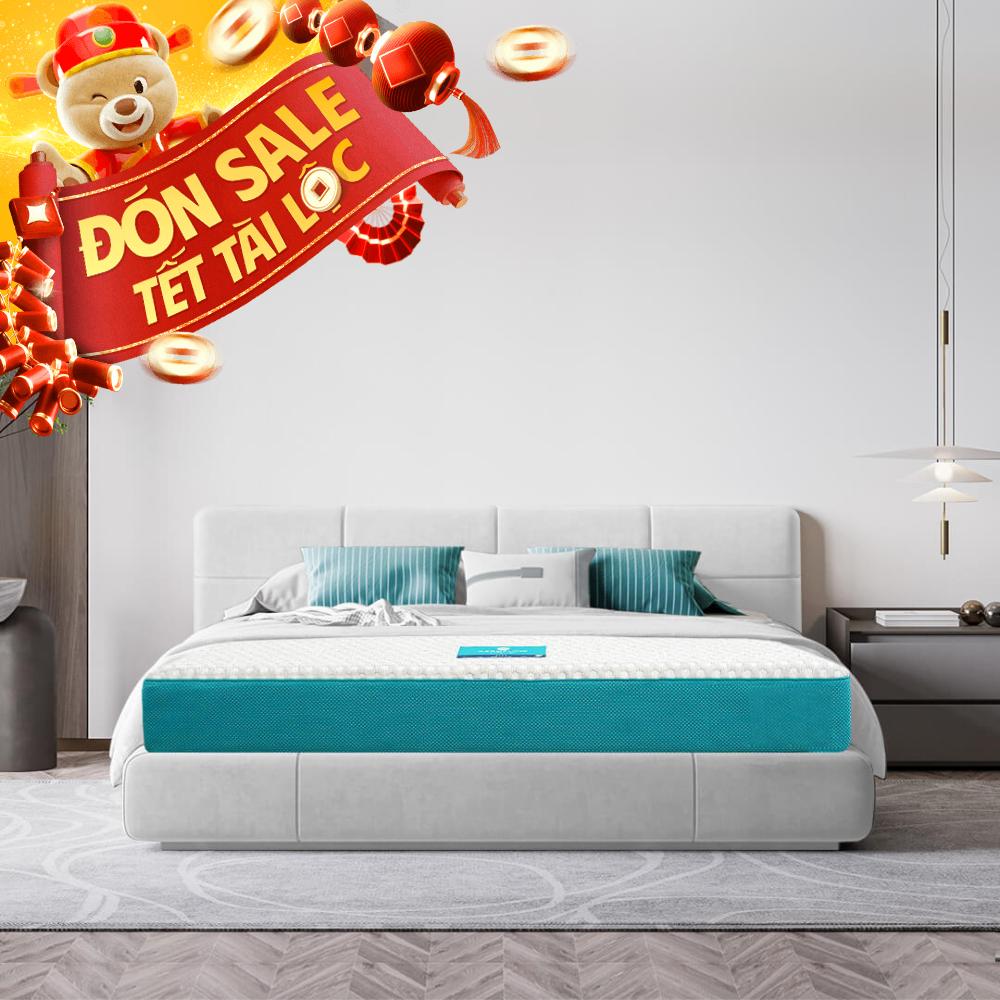 Nệm foam Nhật Bản Aeroflow Fit Plus kháng khuẩn dày 20cm