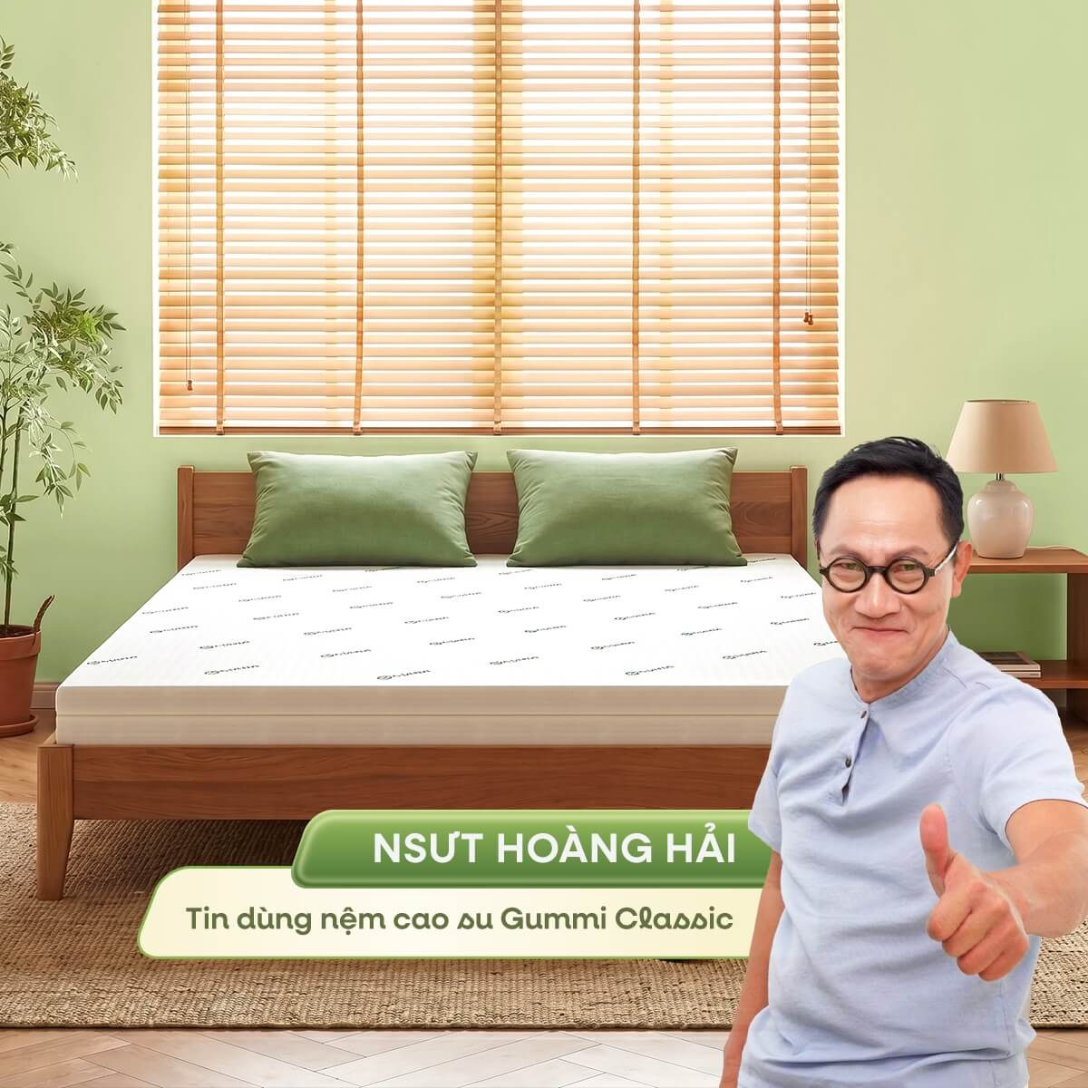 (Giảm 4,5 triệu) Nệm cao su thiên nhiên Gummi Classic thế hệ mới dày 5/10/15cm