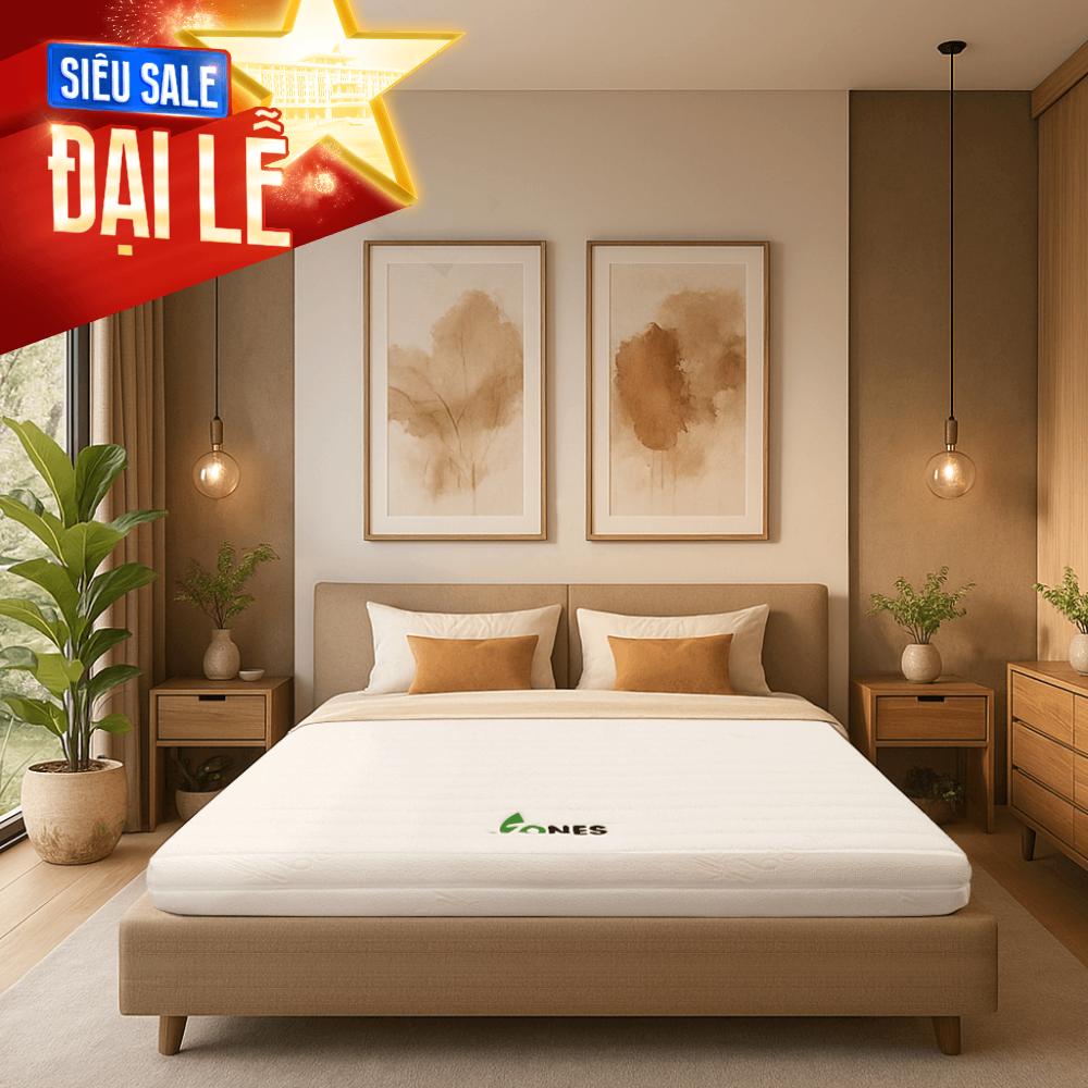 Nệm cao su Gummi 7zones nhập khẩu dày 12cm