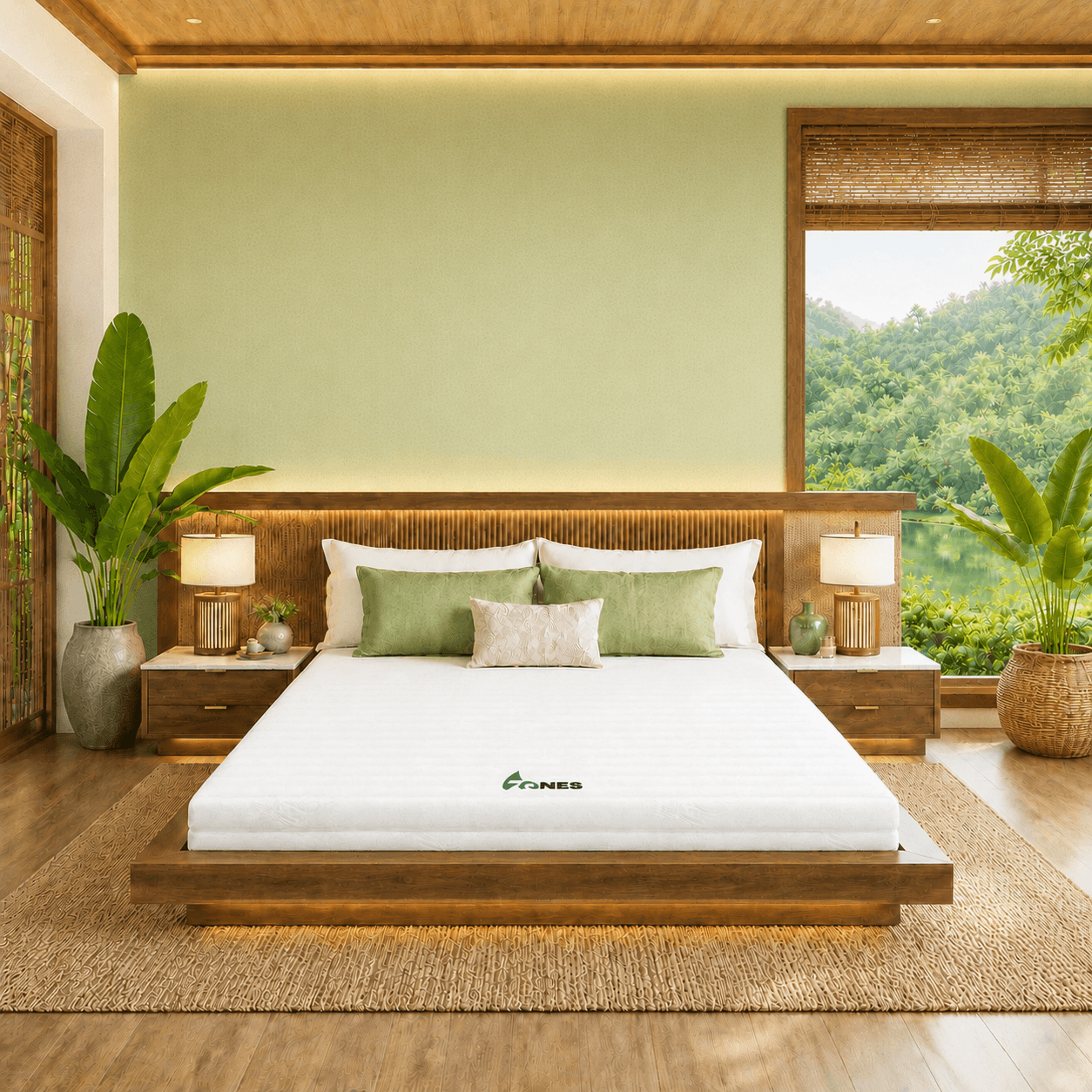 Nệm cao su Gummi 7zones nhập khẩu dày 12cm