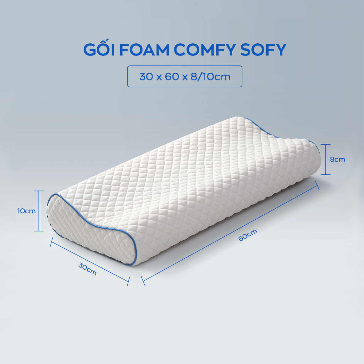 Gối foam Comfy Sofy công thái học