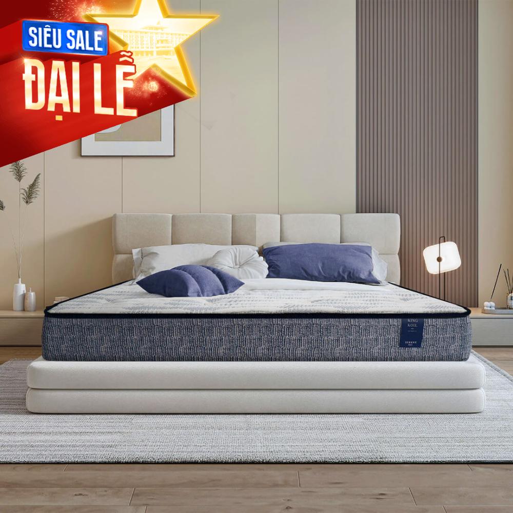 Nệm lò xo King Koil Serene Pure cân bằng trọng lực dày 26cm (Phiên bản giới hạn)