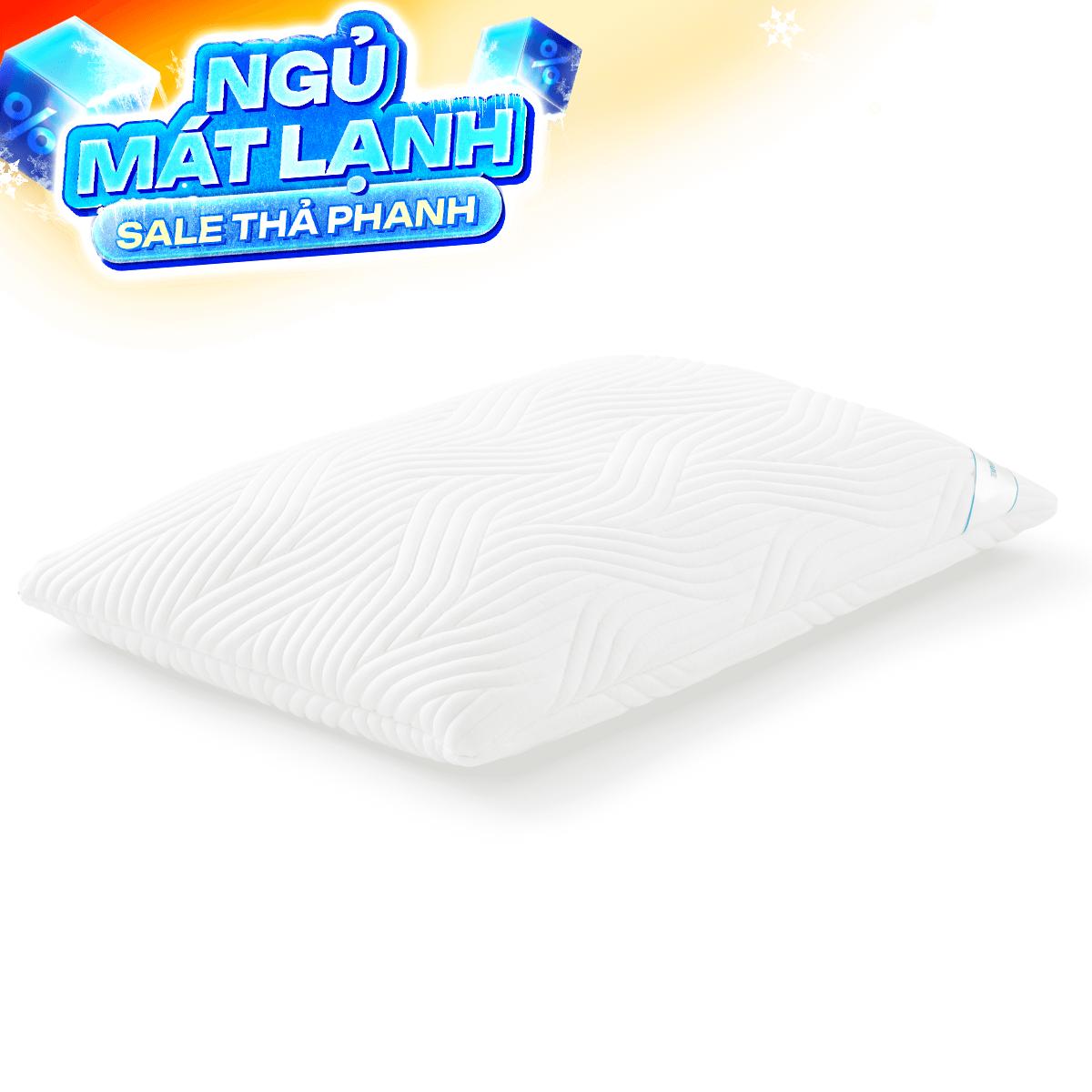 Gối foam cao cấp Tempur Comfort Soft giảm áp lực cổ vai gáy