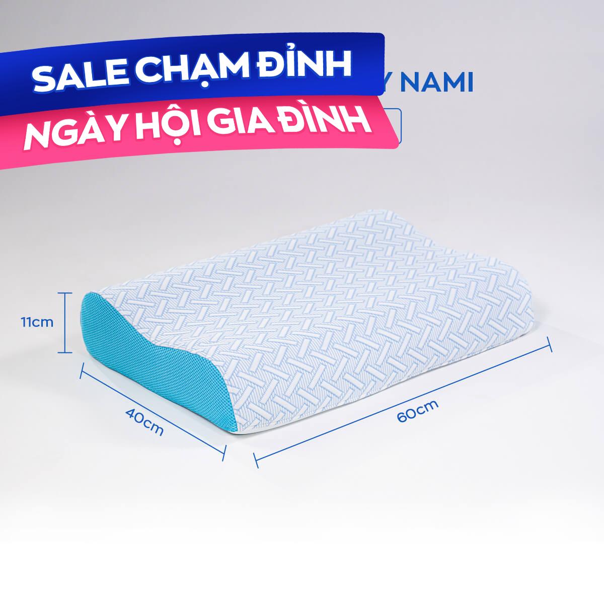 Gối foam Comfy Nami công thái học (BST Ngủ Mát)