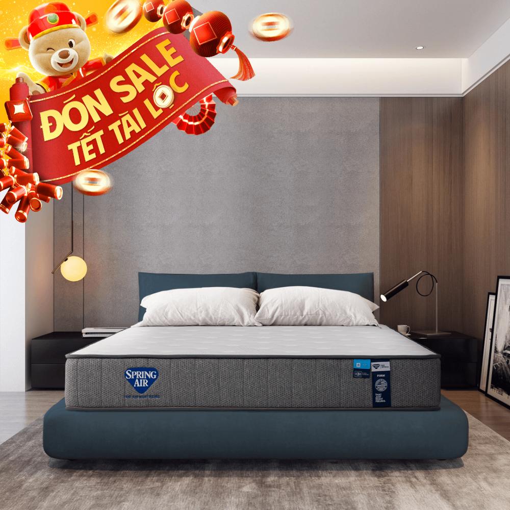 Nệm lò xo Spring Air Back Supporter Firm hỗ trợ nâng đỡ dày 25cm
