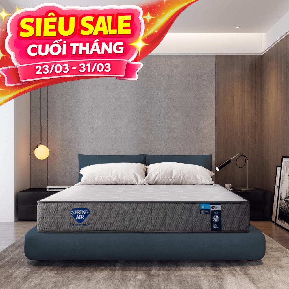 Nệm lò xo Spring Air Back Supporter Firm hỗ trợ nâng đỡ dày 25cm