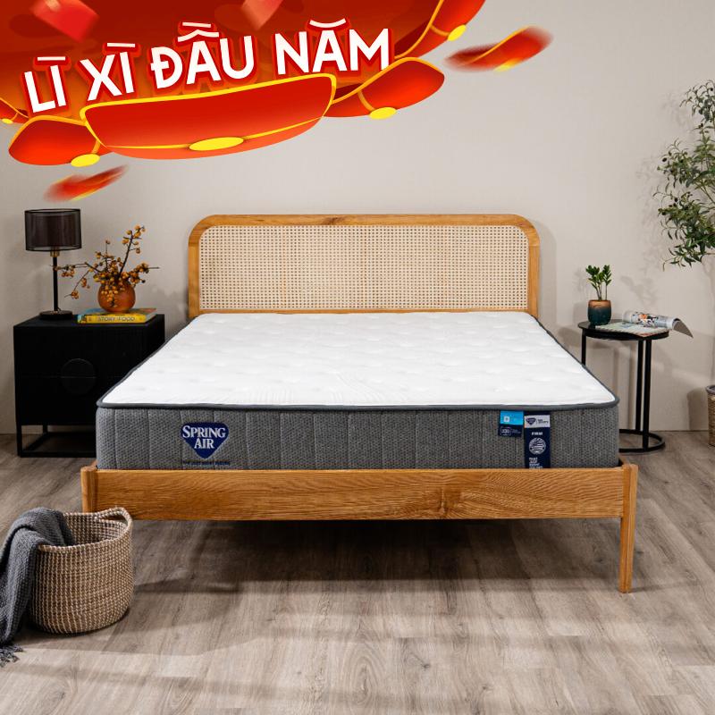 Nệm lò xo Spring Air Back Supporter Firm hỗ trợ nâng đỡ dày 25cm