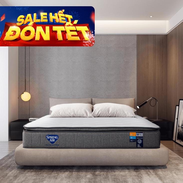 Nệm lò xo Spring Air Back Supporter Firm Plus nâng đỡ làm mát dày 26cm