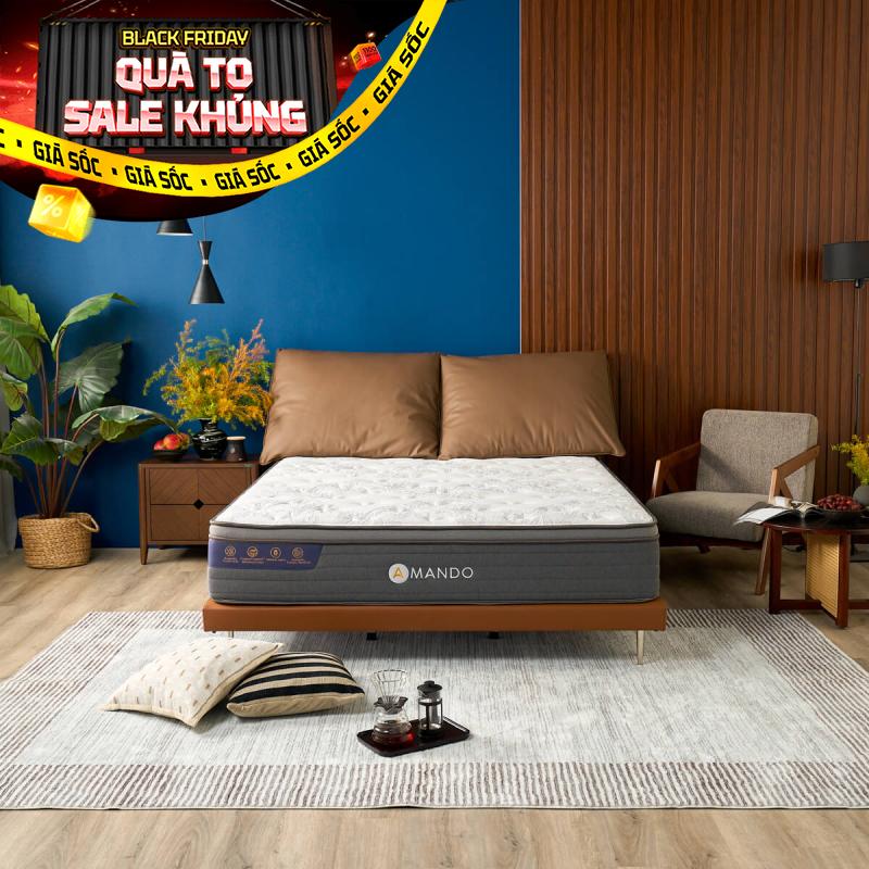Nệm lò xo làm mát Amando Elite Grand dày 28cm