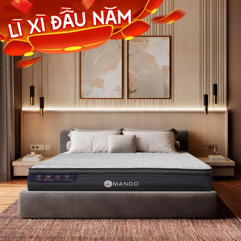 Nệm lò xo làm mát Amando Elite Grand dày 28cm