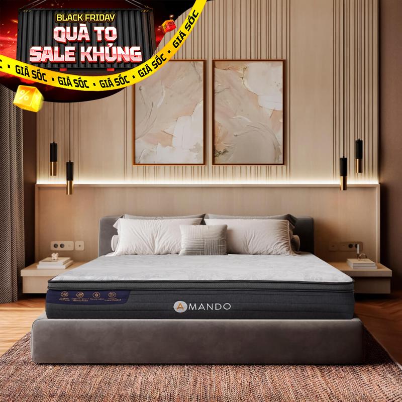Nệm lò xo làm mát Amando Elite Grand dày 28cm